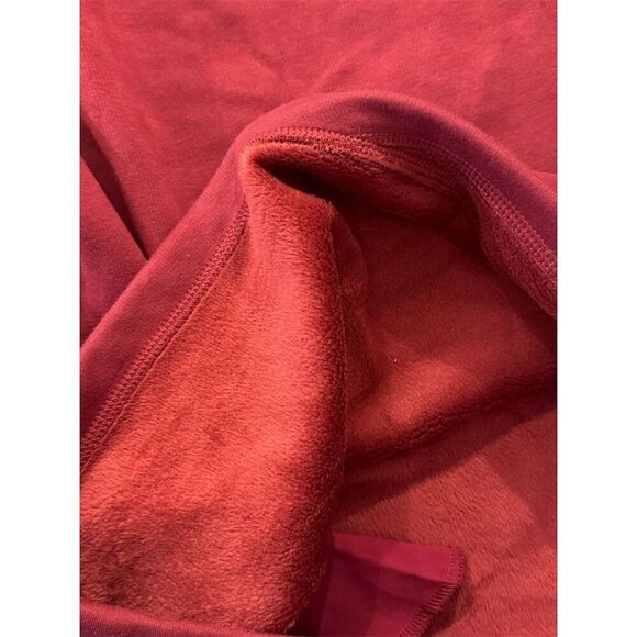 Athleta Women's Karma Funnel Neck Pullover Sweatshirt Red Size Small - Picture 11 of 14